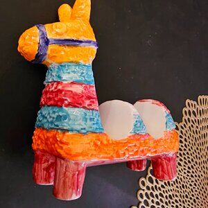 Colorful ceramic Pinata Taco Server / Holder